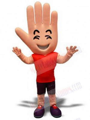 Palm Hand mascot costume