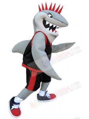 Shark mascot costume