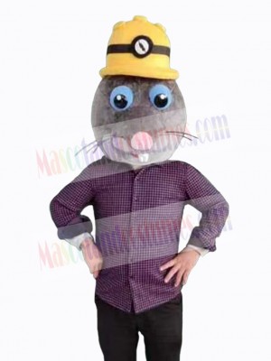 Mole mascot costume