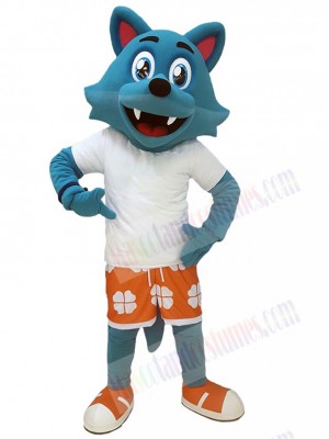 Wolf mascot costume