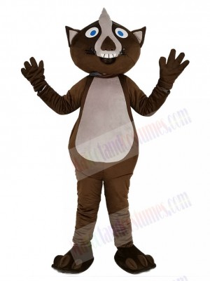 Brown Wombat Mascot Costume Animal