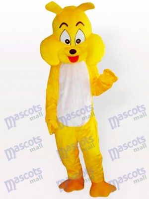 Yellow Dog Adult Mascot Costume