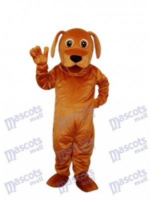 Golden Dog Mascot Adult Costume