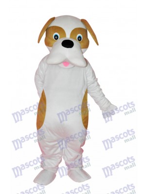 Brown and White Dog Adult Mascot Costume