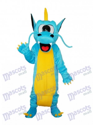 Serrated Teeth Dragon Mascot Adult Costume
