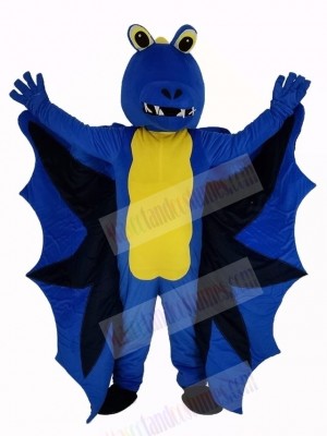 Funny Blue Dragon Mascot Costume