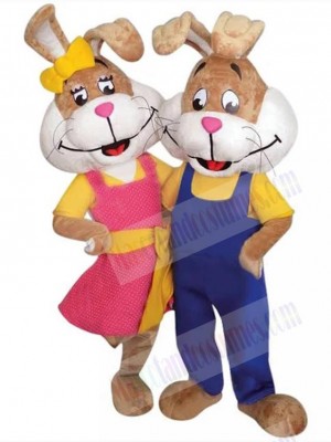 Easter Bunny Rabbit mascot costume