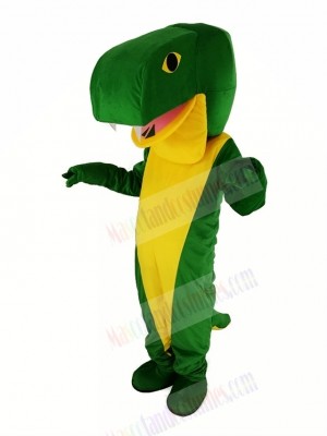 Green Snake Mascot Costume Animal