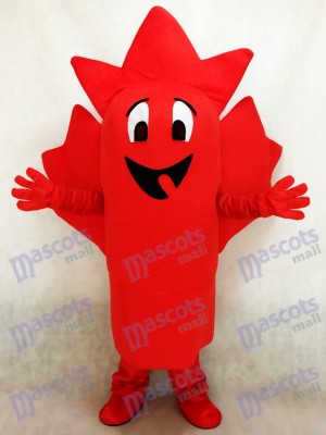 Red Maple Leaf Mascot Costume