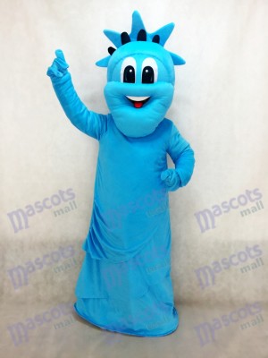 Blue Statue of Liberty Mascot Costume