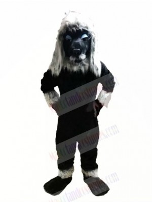 Black Poodle Dog Mascot Costumes Adult