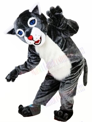 New Hot Sale Wildcat Mascot Costume Adult Size Halloween Outfit Fancy Dress 
