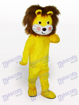 Yellow Lion Animal Mascot Costume