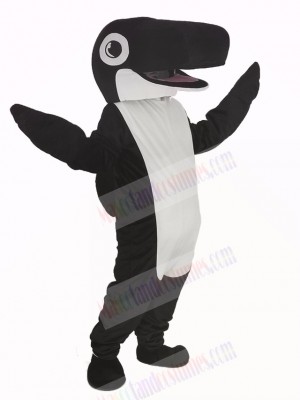 Black Whale Orca Mascot Costume