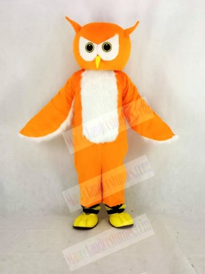 Orange Ollie Owl Mascot Costume School