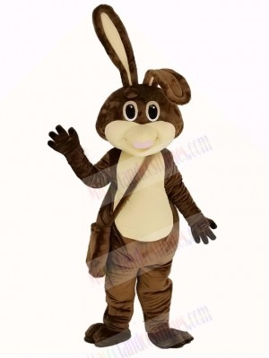 Brown Easter Bunny Rabbit Mascot Costume