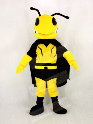 Cool Hero Bee Mascot Costume Cartoon