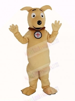 Light Brown Dog Mascot Costume