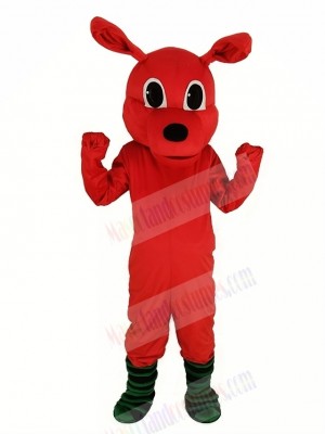 Red Kangaroo Mascot Costume Animal