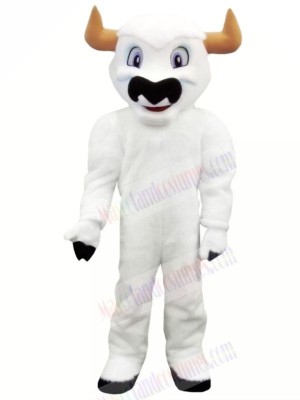 White Buffalo Mascot Costumes Cartoon	