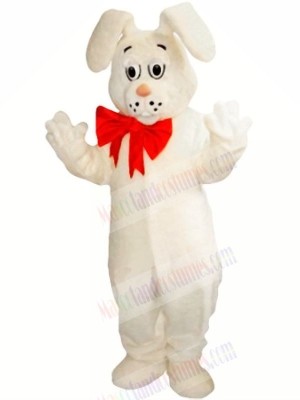White Lightweight Rabbit Mascot Costumes Cartoon