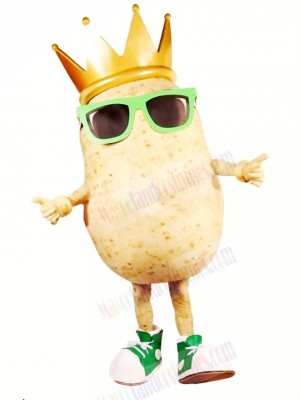Cool Spud Mascot Costume Cartoon
