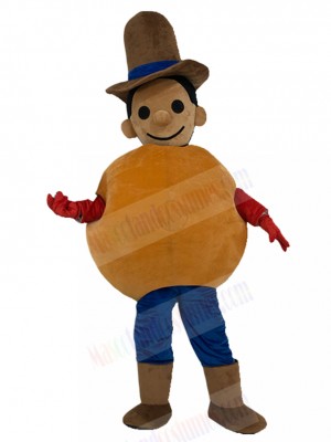 Bagel Boy mascot costume