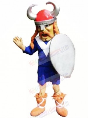 Cool Viking Mascot Costume Cartoon	