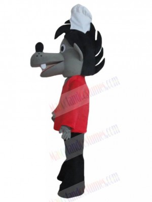 Wolf mascot costume