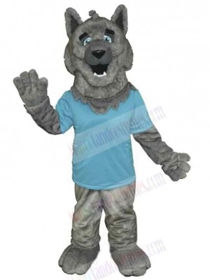 Wolf mascot costume