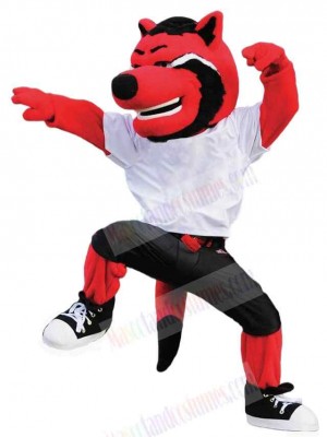 Wolf mascot costume