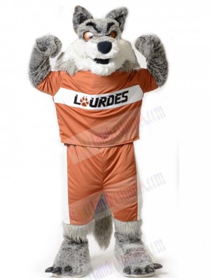 Wolf mascot costume