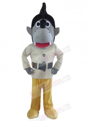 Wolf mascot costume