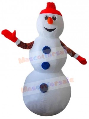 Snowman mascot costume