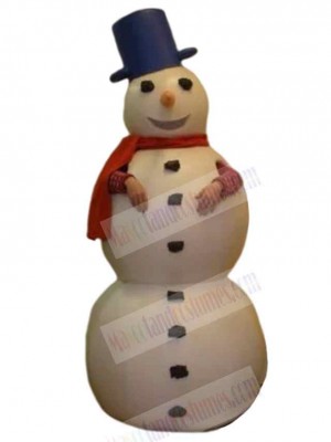 Snowman mascot costume