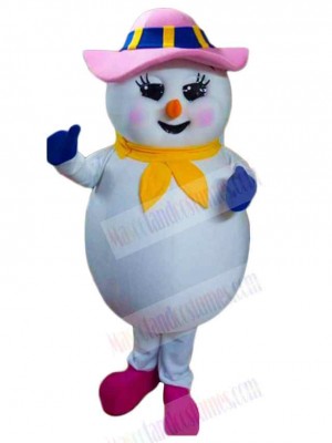 Snowman mascot costume