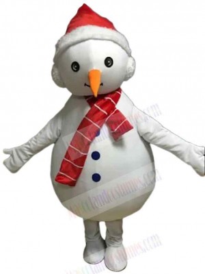 Snowman mascot costume