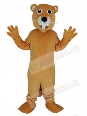 Beaver mascot costume