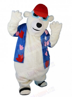 Polar Bear mascot costume