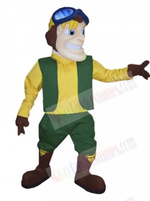 Aviator mascot costume