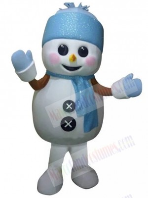 Snowman mascot costume