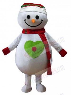 Snowman mascot costume