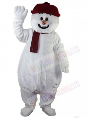 Snowman mascot costume