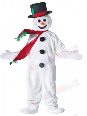 Snowman mascot costume