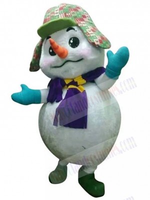 Snowman mascot costume