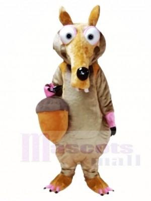 Ice Age Scrat Saber-toothed Squirrel Mascot Costumes Animal