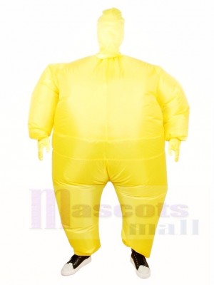 Yellow Full Body Suit Inflatable Halloween Christmas Costumes for Adults