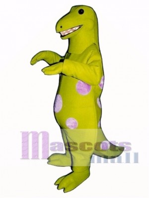 Green Dinosaur Mascot Costume