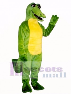 Friendly Alligator Mascot Costume