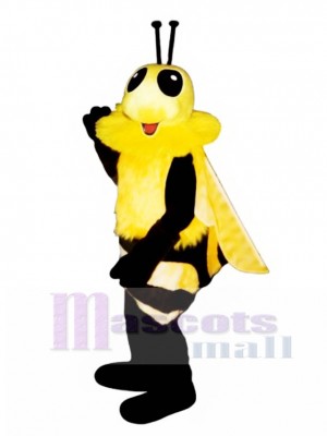 Fluffy Bee Mascot Costume